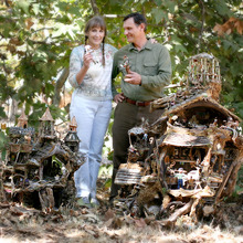 68) debbie and mike with the fairy houses and characters.large